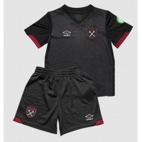 Fotballdrakt Barn West Ham United Bortedraktsett 2024-25 Kortermet (+ Korte bukser)